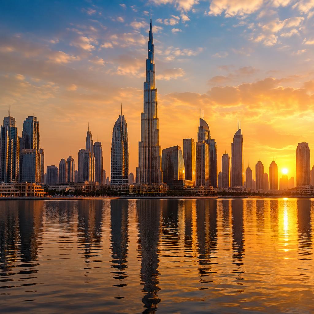 Dubai, Skyline, desert & luxury
